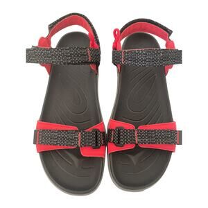 NEW ECCO X-TRINSIC 3S Water Sandals Slingback‎ Adjustable Red Size 10 to 10.5
